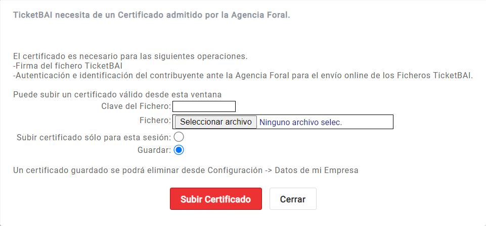 certificado TicketBAI